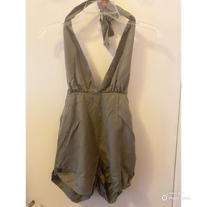 F21 Green Romper